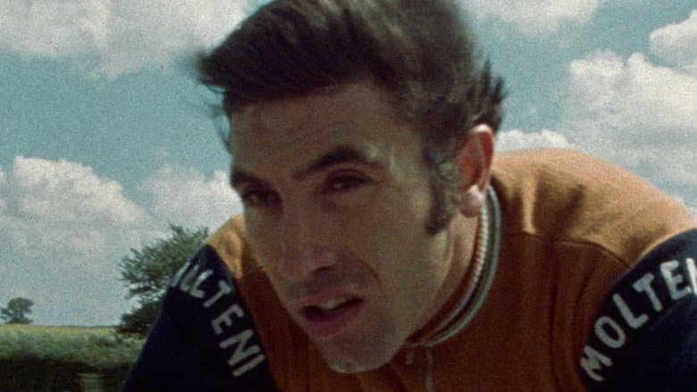 Image de Eddy Merckx, dans la roue d'un champion